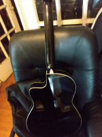 Black Cordoba Fusion 14 Jet Acoustic Electric Classical