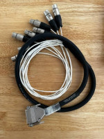Pro Co -Dsub to 8x FXLR 5ft