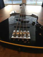 Black Fender Aerodyne special jazz bass