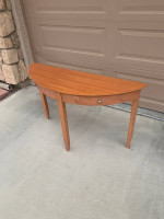 2 Drawer Rounded Sofa Table
