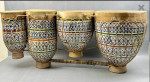4 Moroccan Tam Tam drums.