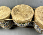 4 Moroccan Tam Tam drums.