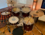Yamaha/Pearl Drum Set, Zildjian/Sabian Cymbals