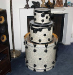 DW Drum Set All maple shell Hand crafted since 1972 Made October 1997