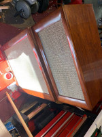 Vintage Heathkit matching speaker cabinets, ss-1 and as-1b4 cabinets, unloaded.