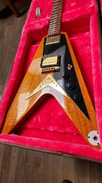Coolest Flying V EVER! Epiphone Joe Bonamassa Amos! As NEW! Trades OK!