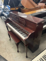 Yamaha M560QA Studio Upright Piano 44" Satin Mahogany