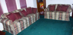 sofa and loveseat - lovely color and pattern design