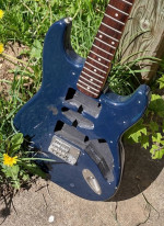 Squier Navy Blue Guitar