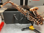 Eastar Alto Saxophone Antique Finish Bronze Sax Student Beginner Full