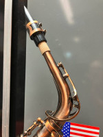 Eastar Alto Saxophone Antique Finish Bronze Sax Student Beginner Full