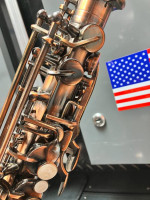 Eastar Alto Saxophone Antique Finish Bronze Sax Student Beginner Full