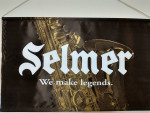 Selmer Saxophone, Sax Banner, Sign mint