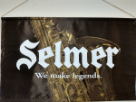 Selmer Saxophone, Sax Banner, Sign mint