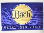 Bach Brass Banner Sign Silk ex cond