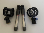 Audio-Technica Condenser Microphone ATM33R (pair) With Spiders