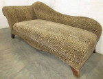 Leopard Fainting Couch love seat Sofa Chair. GOOD CONDITION