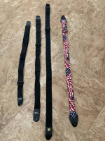Guitar and bass straps and strap locks
