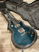 Epiphone Les Paul 1960s Tribute Plus Blue Flame Epectric Guitar with Amp