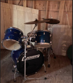 Shiny Blue Drumkit - Ludwig brand