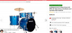 Shiny Blue Drumkit - Ludwig brand