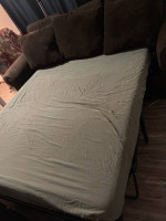 Sleeper sofa with queen mattress