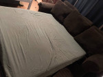 Sleeper sofa with queen mattress