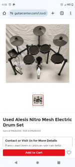 Alesis nitro mesh drum set
