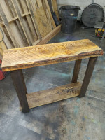 Custom entry/sofa table