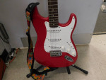 Fender Squire Strat (Cherry Red) Electric Guitar