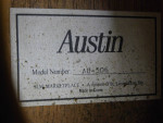 Austin AU506 "Deluxe" Acoustic Guitar