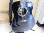 Fender DG-11E Acoustic Electric Guitar Black 6 String