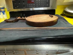 Antique Chinese Ruan Moon Guitar. Wood Yue Qin Gekkin Lute Banjo. OLD