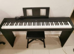 YAMAHA P45 88-key Weighted Digital Piano with Wooden Stand and Bench