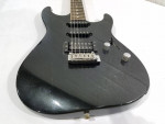 Squier ShowMaster by Fender 2002 HSS Black Reverse Headstock - 20th An