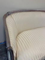 Loveseat Settee Sofa Down Cushion Vintage