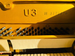 1980 Yamaha U3H (U3) Piano in EXCELLENT Condition. Made in Japan