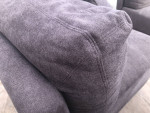 (New) 7 Piece Brown Cloth Sectional Couch Sofa Chase Ottoman