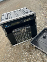 p.a. Mixer+alesis Midiverb 4 in SKB box
