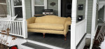Queen Anne Camelback Sofa