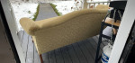 Queen Anne Camelback Sofa
