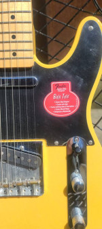 2017 Fender baja telecaster