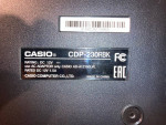 Casio CDP-230RBK digital piano keyboard hammer action