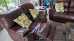 PALLISER DALLIN RECLINING SOFA AND LOVESEAT