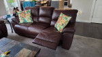 PALLISER DALLIN RECLINING SOFA AND LOVESEAT