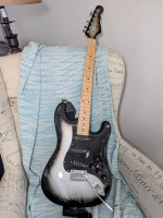 G&L Placentia Legacy Maple Fretboard Silver Burst Guitar