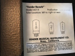 Fender Reverb Tank 6G15