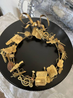 Dresden Style Wreath Musical Instruments