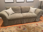 BEAUTIFUL MOSS/SAGE GREEN SOFA FOR SALE - $400