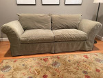 BEAUTIFUL MOSS/SAGE GREEN SOFA FOR SALE - $400